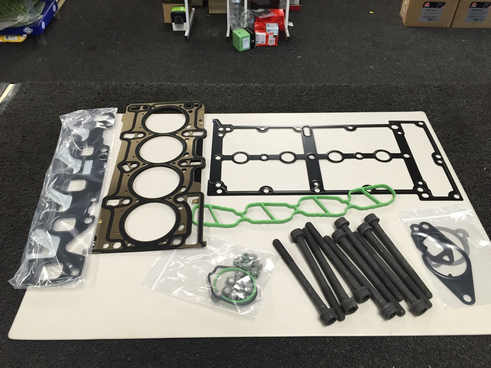 for FIAT DOBLO FIORINO 1.3D MUTIJET TIMING CHAIN KIT HEAD GASKET SET OEM  