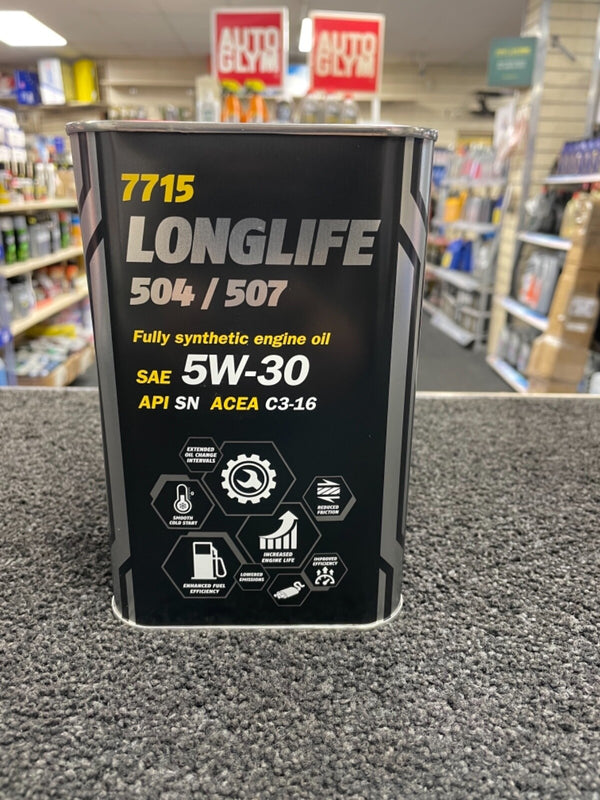 6 lit Fully Synthetic Engine Oil Longlife 3 5w30 LL-04 AUDI VW Bmw 504/507 C3 