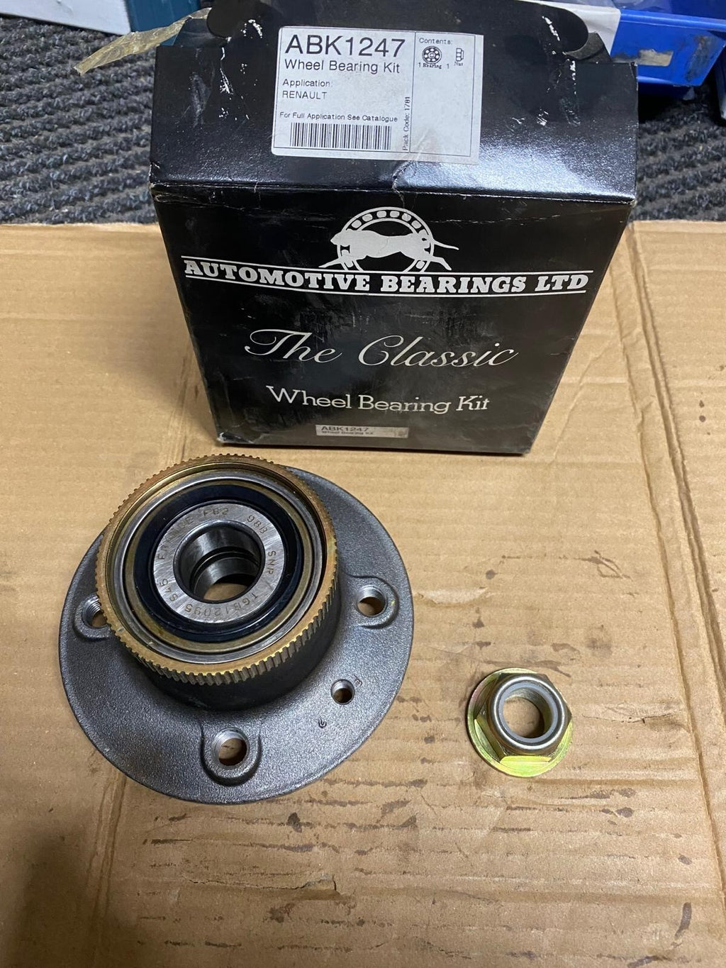 REAR WHEEL BEARING HUB ABS FITS RENAULT 21  2.0 TURBO 1998-1992