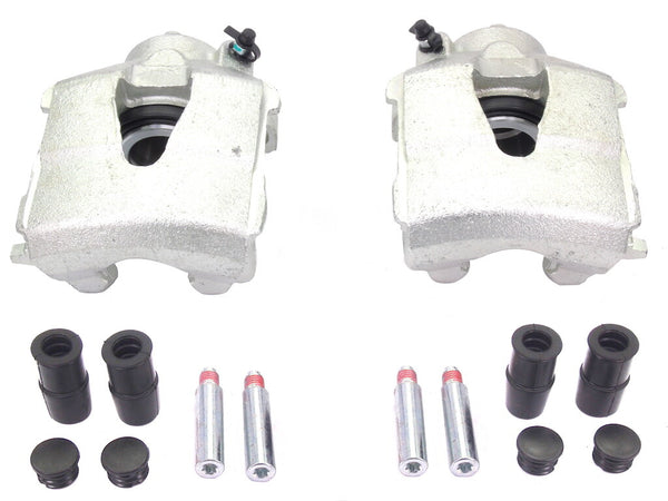 4 BRAKE CALIPER FRONT REAR+ SLIDER OCTAVIA RAPID FABIA TOLEDO LEON IBIZA 280MM