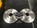FOR HONDA CIVIC 1.8 I-VTEC ES REAR BRAKE DISCS BRAKE PADS