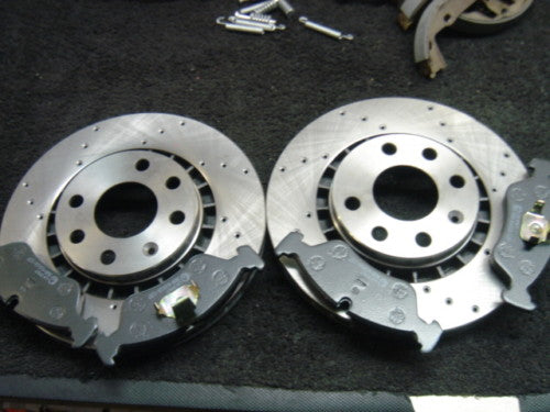 CALIBRA  2.0 8V 16V PERFORMANCE DRILLED BRAKE DISC PADS