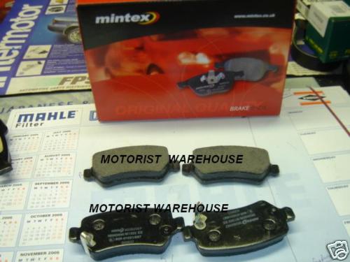 MERIVA ZAFIRA ASTRA 04> MINTEX REAR  BRAKE PADS 