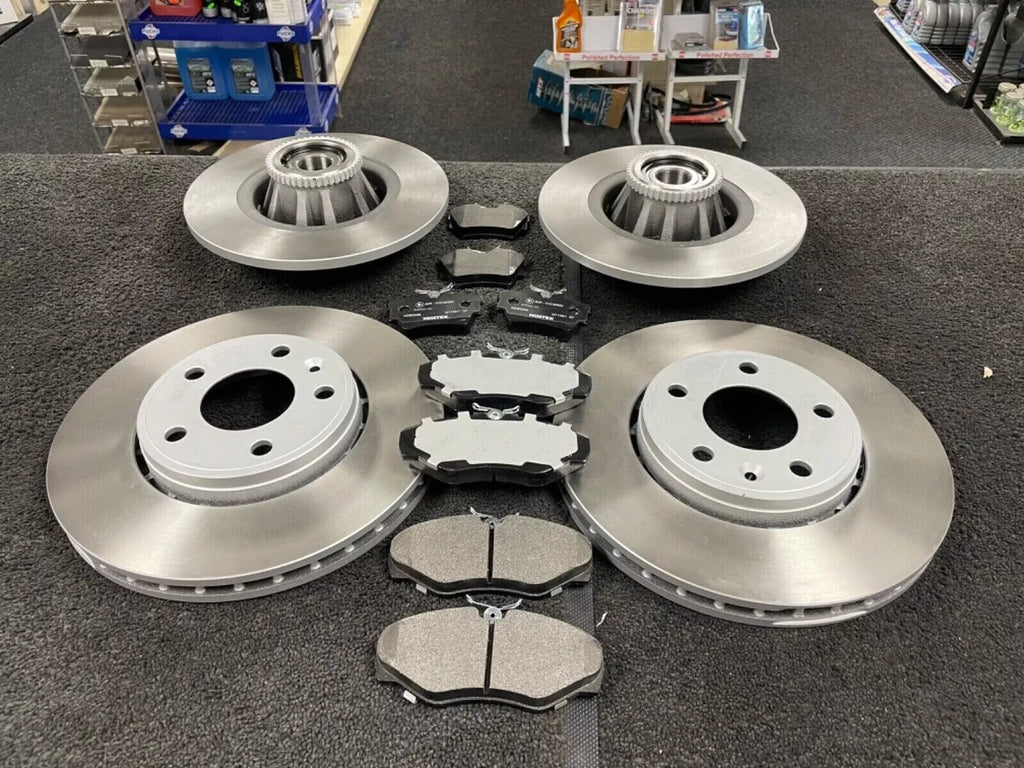 FOR VIVARO TRAFIC PRIMASTAR FRONT & REAR BRAKE DISC & PAD ABS RING BRNG 2014 on 