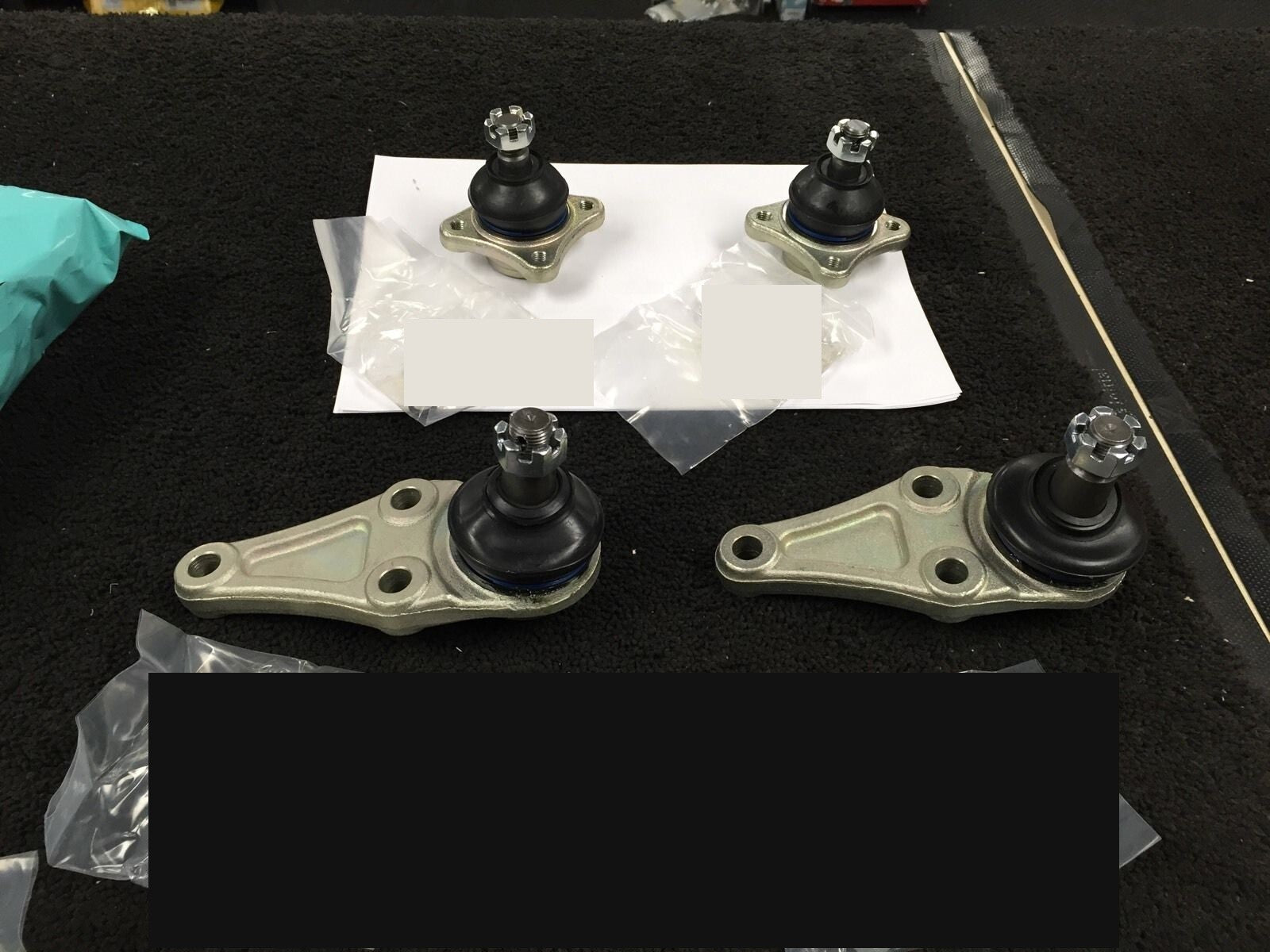 For MITSUBISHI L200 DiD DIAMOND WARRIOR BALL JOINT UPPER LOWER + BOLT LEFT RIGHT