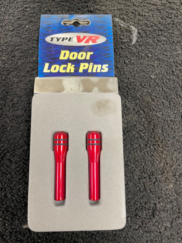 5 Alloy Car Door Locking Lock Knob Pull Pins Cover Auto Accessories Universal
