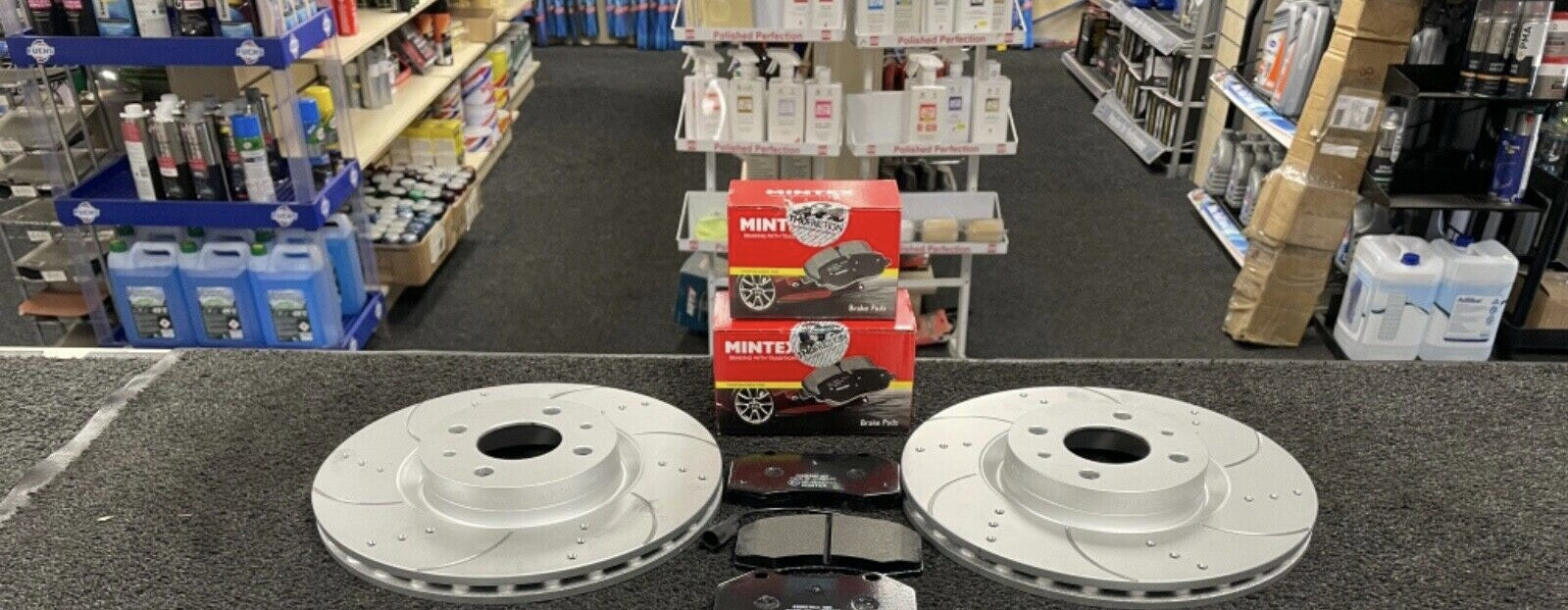 FOR ABARTH 500 CROSS DRILLED GROOVED FRONT BRAKE DISCS PADS  284mm 4 stud