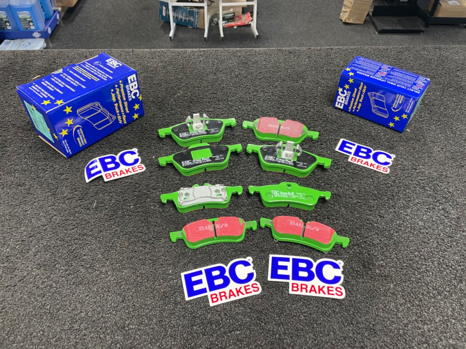 EBC GreenStuff Front Brake Pads Mini Hatch 1st Gen R53 1.6 SC Cooper S F+ R
