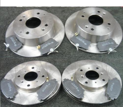 FOR HONDA ACCORD 1.8 2.0 1998-2002 BRAKE DISCS BRAKE PADS FRONT REAR 