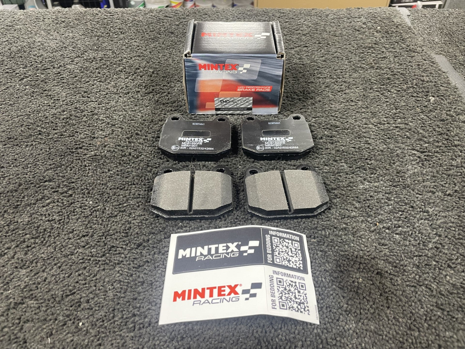 MINTEX REAR BRAKE PADS FITS FOR FOR SUBARU IMPREZA WRX STI