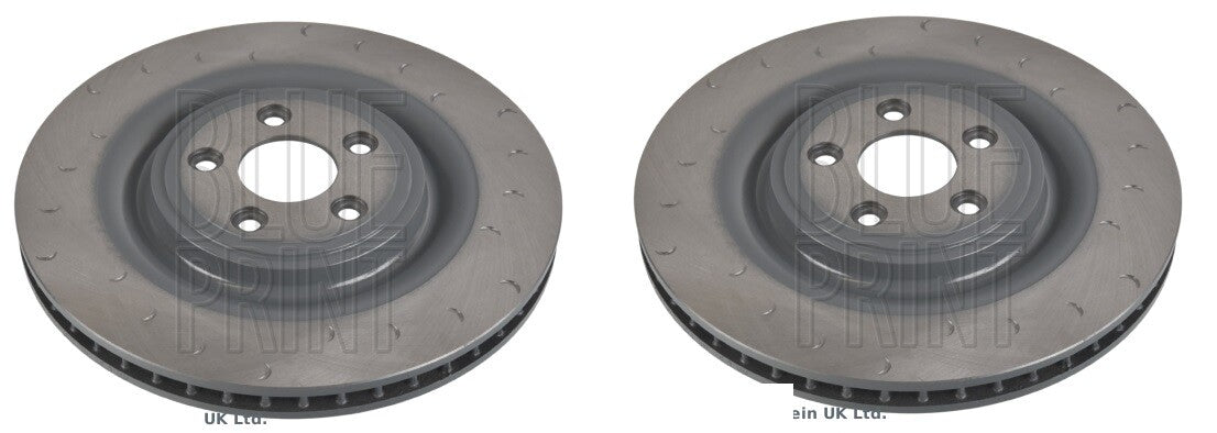 FOR JAGUAR  XJ8 XJR XK8 5.0 XKR 4.2 V8 CROSS DRILLED BRAKE DISC PADS REAR 350MM