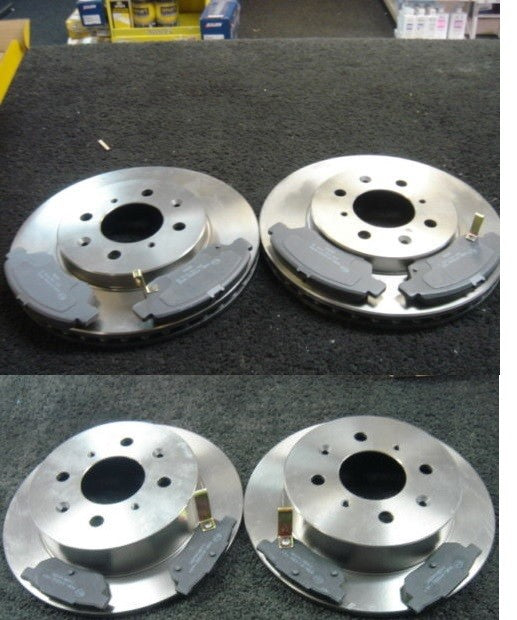 FOR HONDA JAZZ 1.2 1.4 BRAKE DISC BRAKE PADS REAR FRONT REAR BRAKE PADS