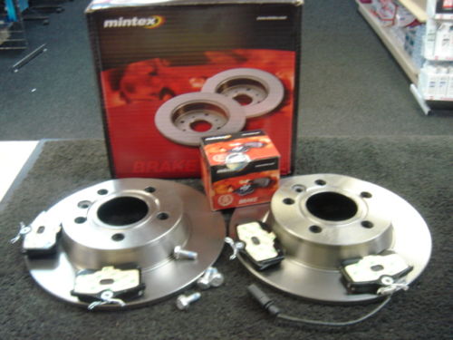 SEAT ALHAMBRA REAR 01>  BRAKE DISC BRAKE PADS MINTEX 