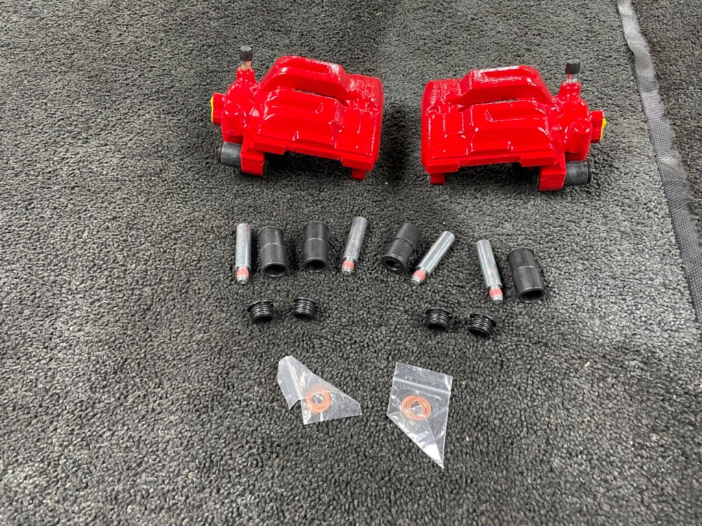 FOR BMW E81 E82 E87 E88 E90 E91 E92 E93 X1  RED REAR CALIPERS FOR 300MM DISCS