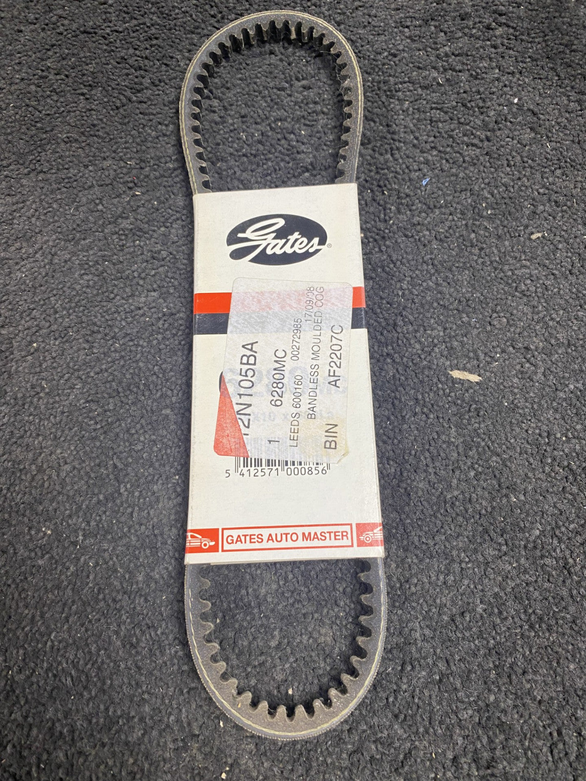 GENUINE GATES FAN BELT FITS FORD FIESTA  1.4 CFi MK 3 6280MC