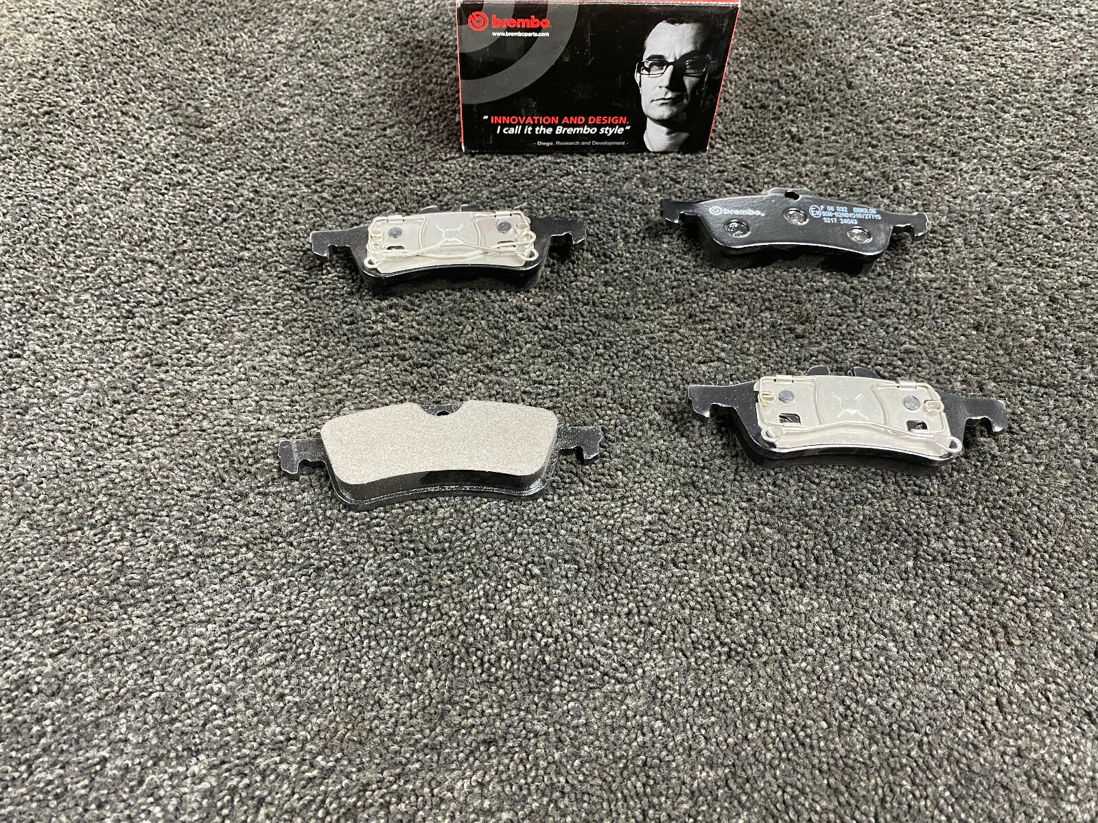 MINI COOPER R52 R53 MINI ONE R50 REAR BREMBO BRAKE PAD SET