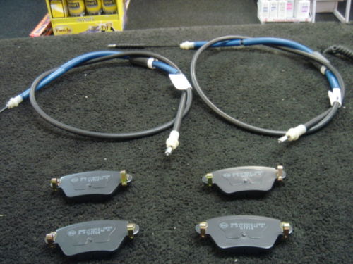  MONDEO ESTATE HAND BRAKE CABLES REAR &REAR PADS