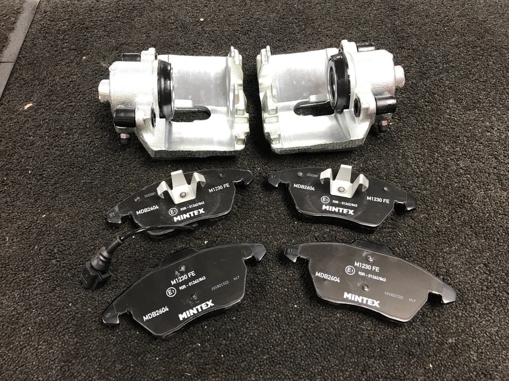 2 FRONT BRAKE CALIPER SLIDE BRAKE PAD BEETLE BORA GOLF MK4 MK5 MK6 POLO JETTA