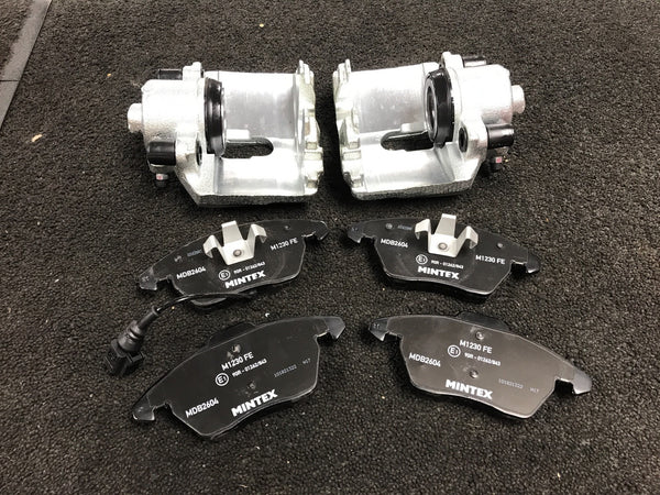 2 FRONT BRAKE CALIPER SLIDE BRAKE PAD BEETLE BORA GOLF MK4 MK5 MK6 POLO JETTA