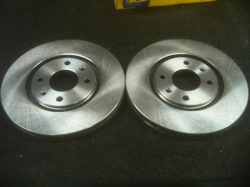 PEUGEOT 206 305 405 XSARA BERLINGO PARTNER BRAKE DISCS PAIR VENTED 266MM 