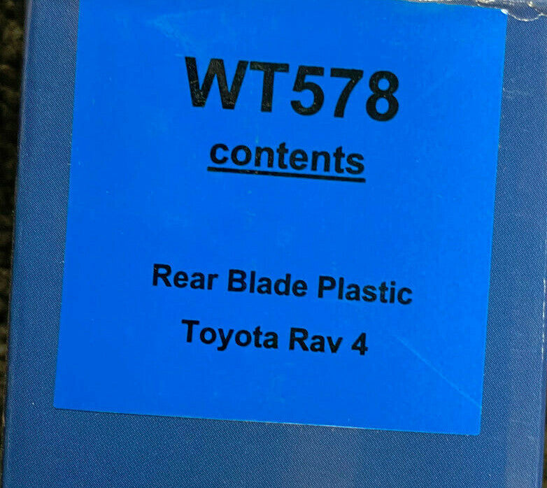 FOR SEAT ARONA 1.0 TSI 2017> TOYOTA RAV 4 REAR PLASTIC WIPER BLADE 