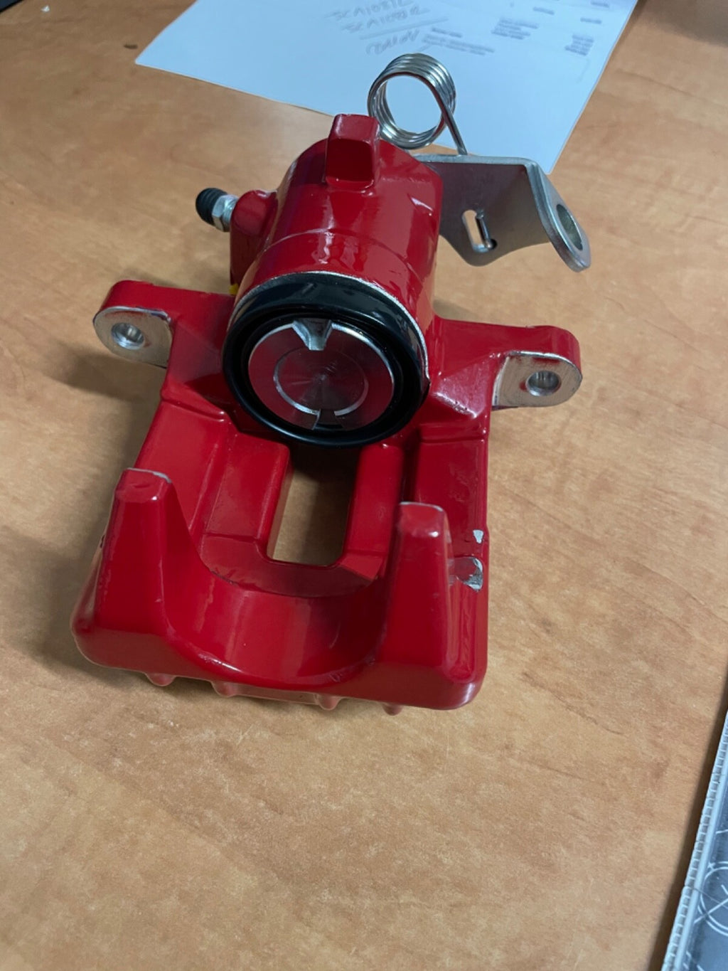 REAR BRAKE CALIPER RED FOR VW POLO MK3 BEETLE  1.6 1.9TD GTI WITH SOLID DISC RH