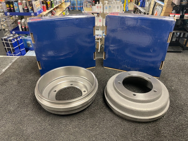 FOR FORD TRANSIT 2.5D 2.5TD MK4 MK5 1991-2000 2 REAR BRAKE DRUMS REAR 14"WHEEL