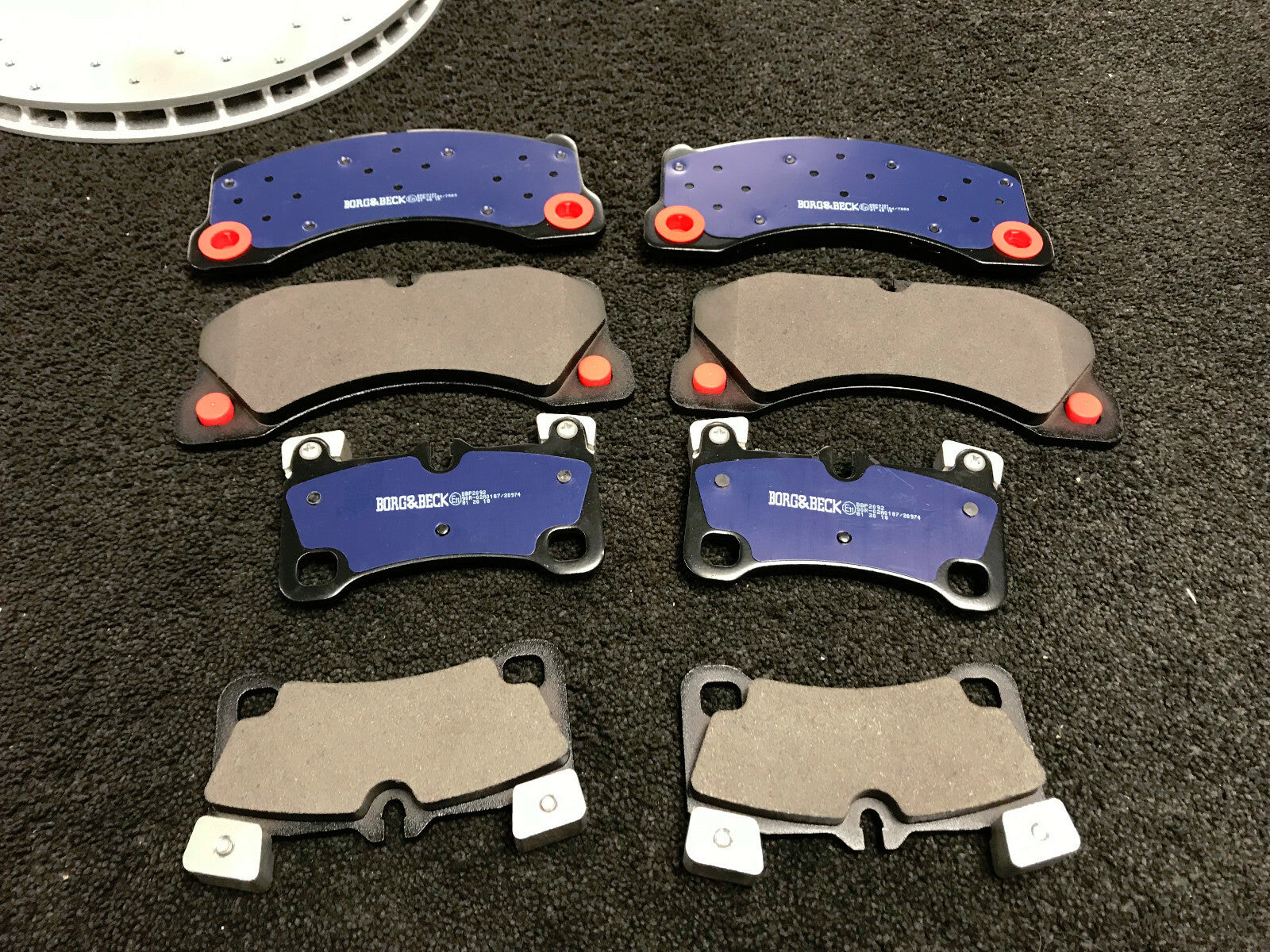 VW TOUAREG 5.0 R50 TDI BRAKE PADS FRONT REAR BRAKE PADS 