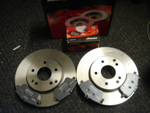 FOR MERCEDES C CLASS C200 C220 CDI MINTEX BRAKE DISCS& PADS