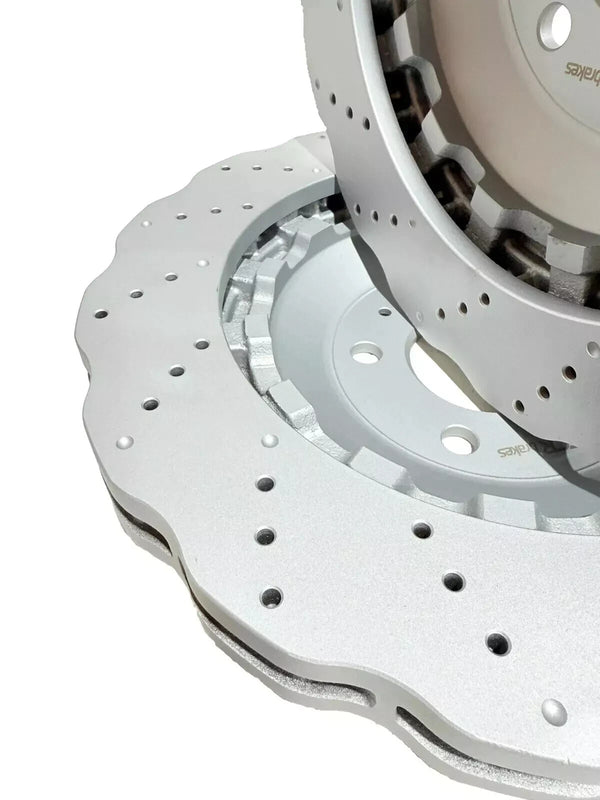 AUDI RSQ3 RS Q3 2013-2018 WAVEY FRONT BRAKE DISC 8U0615301A 8U0615301B PAIR