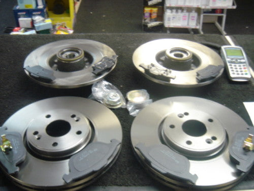 FOR RENAULT ESPACE GRAND ESPACE MK4  FRONT REAR BRAKE DISCS PADS