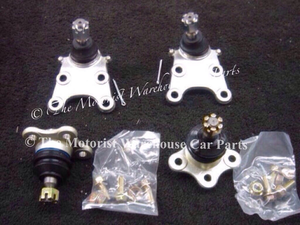 for ISUZU TROOPER BIGHORN 2 FRONT SUSPENSION LOWER 2UPPER BALL JOINTS 