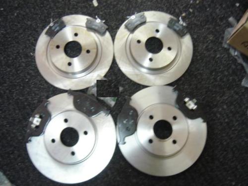 FOCUS GHIA FRONT & REAR BRAKE DISCS & BRAKE PADS 