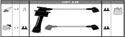 FOR TOYOTA CELICA GT4 ST205 TURBO O.E IGINITION LEAD SET