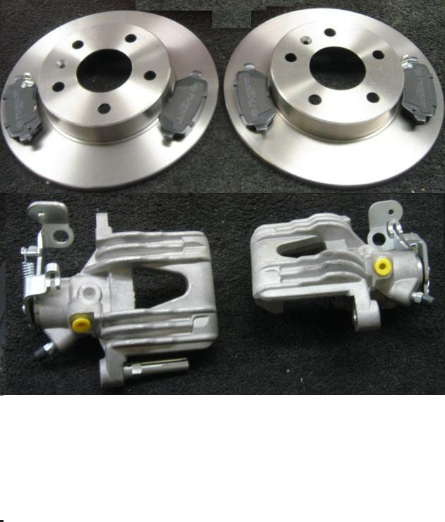 REAR BRAKE DISC VAUXHALL ZAFIRA 99-05 BRAKE CALIPER REAR BRAKE DISC BRAKE PADS