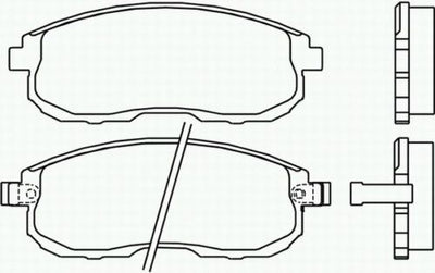 FOR NISSAN 200SX ALTIMA MAXIMA SENTRA FRONT MINTEX BRAKE PADS NEW