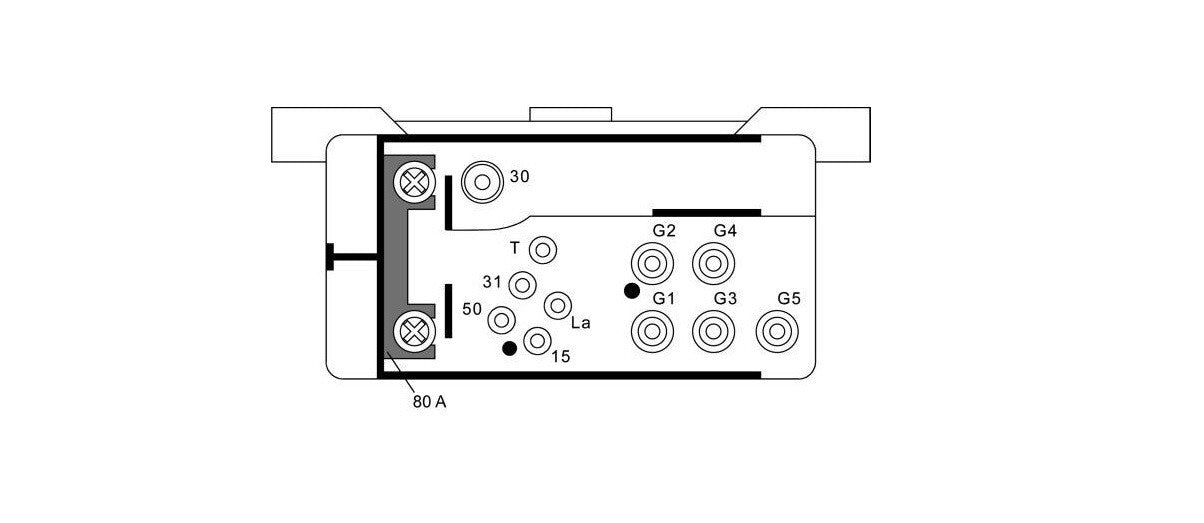 GLOW PLUG RELAY CONTROL UNIT FOR MERCEDES  W201 W124 	007 545 99 32