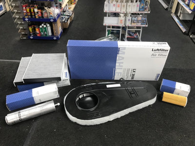 FOR BMW 520 D 520D F10 F11 SERVICE KIT OIL AIR FUEL CABIN POLLEN FILTER MAHLE