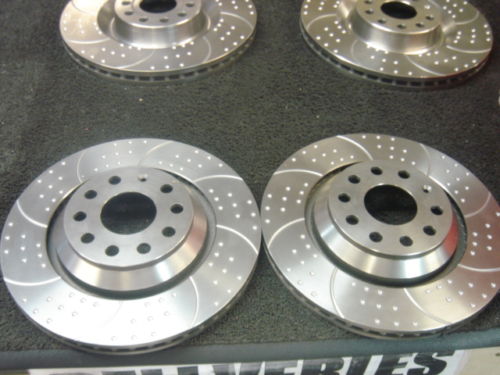 A3 S3 3.2 QUATTRO SPORTS DIMPLED GROOVED BRAKE DISC REA