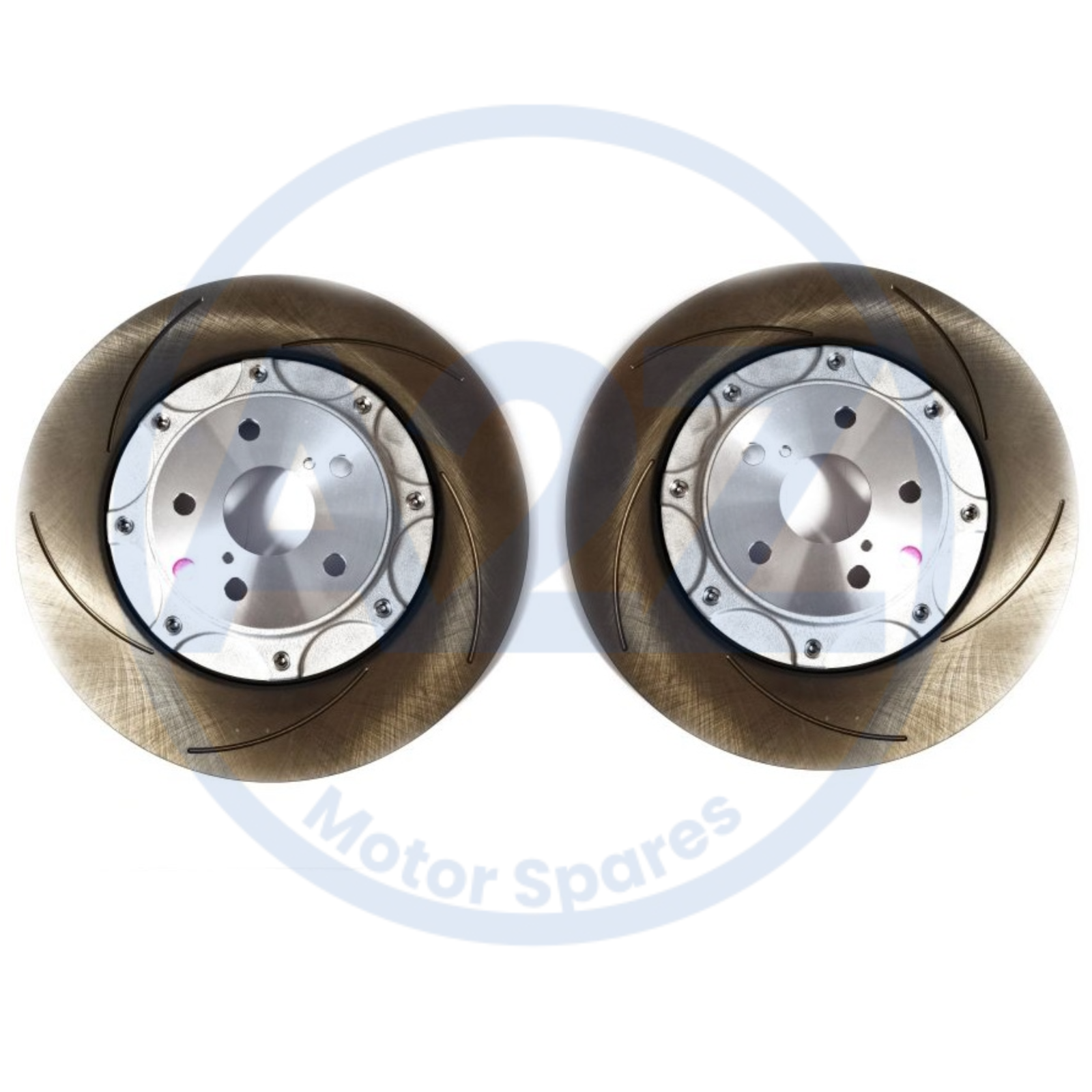 BRAND NEW FRONT GROOVED PERFORMANCE BRAKE DISCS FIT YARIS GR 1.6 4WD 2020- 356MM