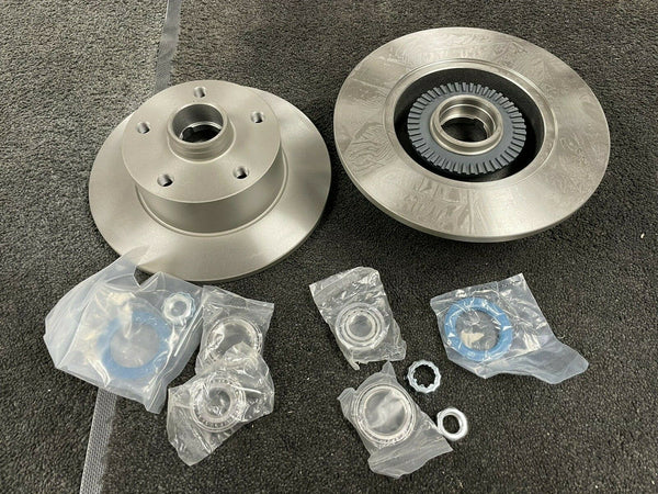 AUDI A4 AVANT B5 1995-2001 REAR BRAKE DISC +ABS 2 RINGS WHEEL BEARING KITS