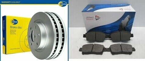 FOR YARIS 1.0 1.3 1.4D4D 1999-2005 2 FRONT BRAKE DISCS BRAKE PADS JT CHASSIS