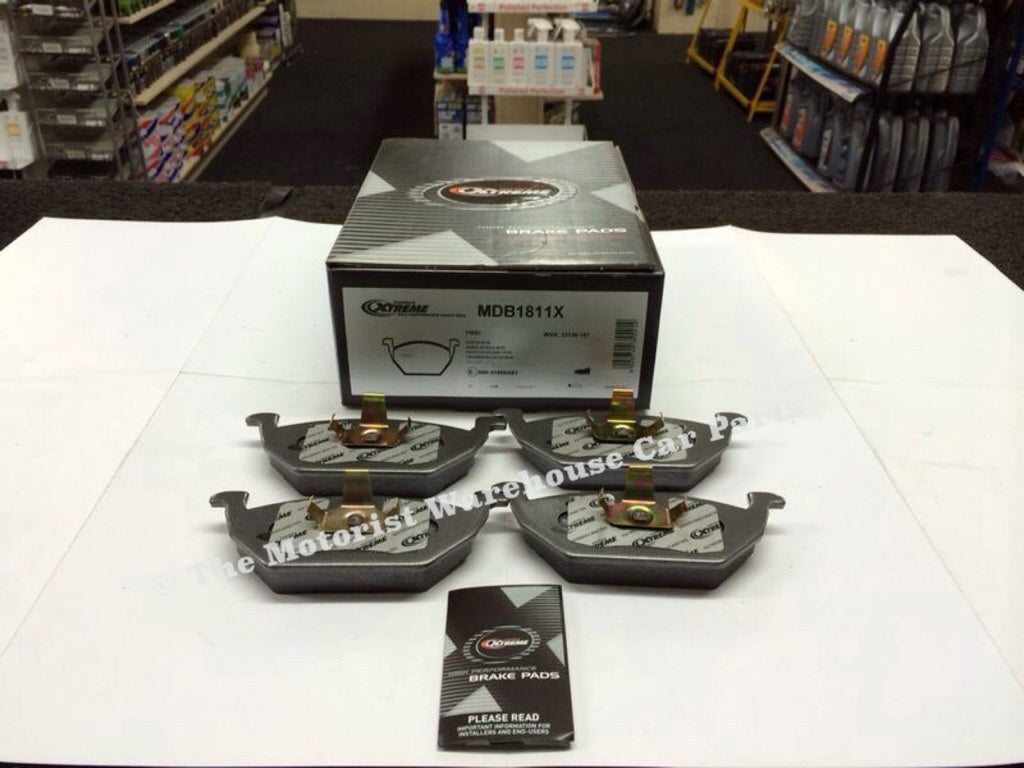AUDI A3 MII GOLF MK4 POLO SKODA FABIA MINTEX  XTREME BRAKE PADS MDB1811 MDB2034