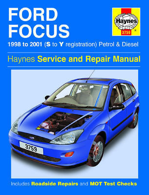HAYNES FORD FOCUS 1998-2001 S TO Y REGSITRATION PETROL AND DIESEL 