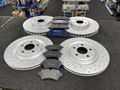 AUDI S5 3.0 4.2 TFSi QUATTRO SLINE CROSS DRILLED BRAKE DISC FRONT REAR BRAKE PAD