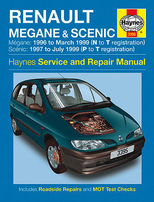 HAYNES  FOR RENAULT MEGANE AND SCENIC SERVICE AND REPAIR MANUAL