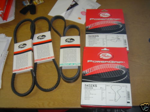 FOR MITSUBISHI L200 WARRIOR ANIMAL 4LIFE TIMING BALANCE BELT & 4 BELTS
