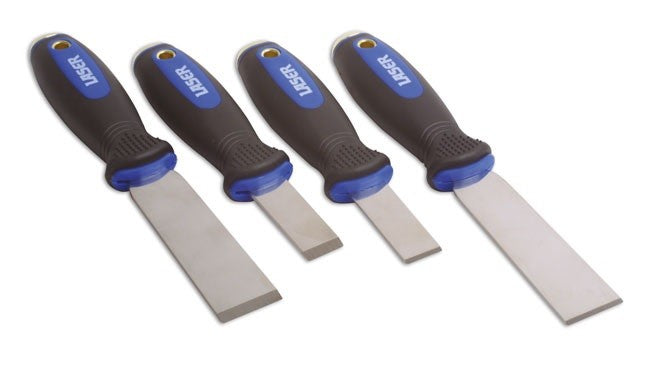 High quality Stainless Steel blades in four sizes Scraper Set (4 Pieces)