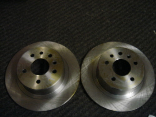 VAUXHALL OMEGA REAR 286MM SOLID BRAKE DISCS !NEW! !WOW!