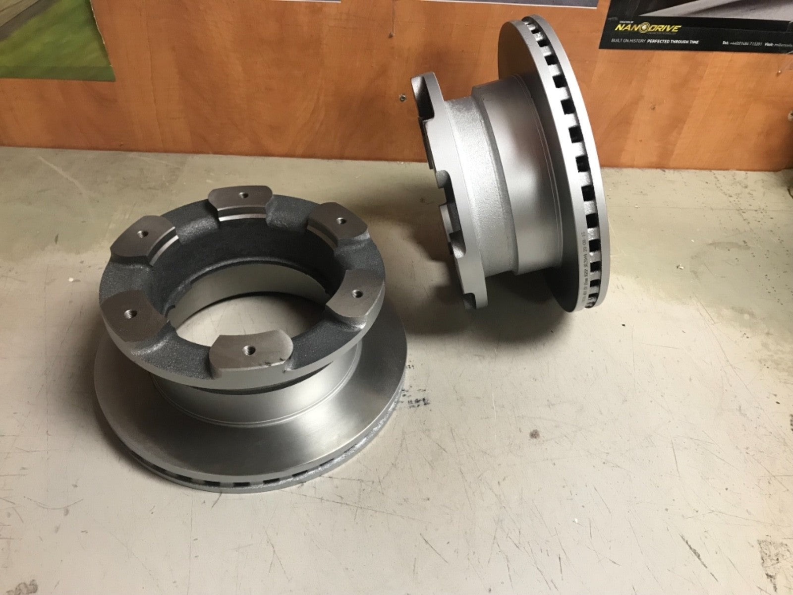 FIT FOR IVECO DAILY 50C17 3.0 2006 TWIN WHEEL MODELS 6 STUD REAR BRAKE DISCS 